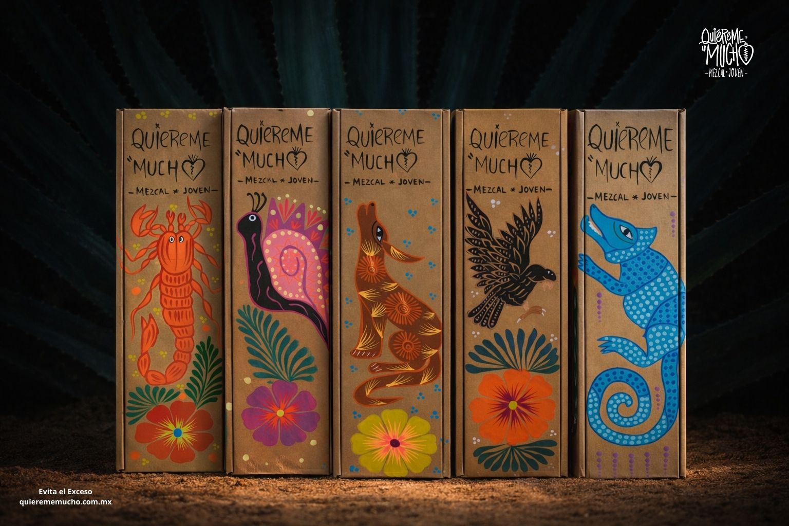 Mezcal Tepeztate con Caja – Edición Especial “Quiéreme Mucho” - Imagen 2