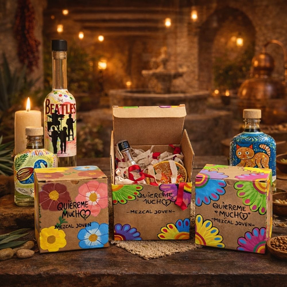 Kit Edición Especial Mini de Mezcal Quiéreme Mucho